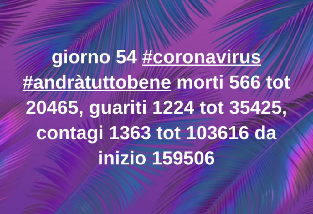 Coronavirus: 13 aprile comunicato stampa Protezione Civile ore 18.00
