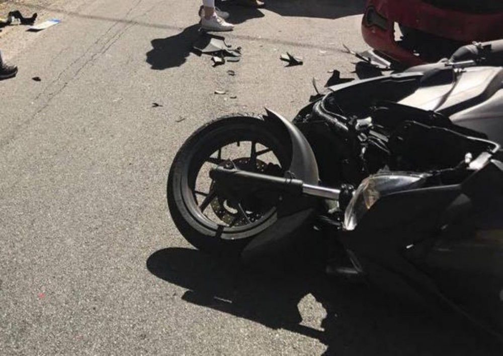 Legnano: sessantenne cade in moto e si rompe un braccio