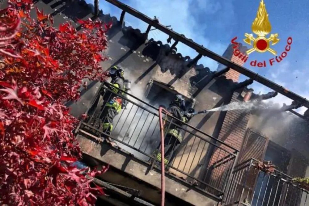 Magnago: incendio in un’abitazione in via Curiel